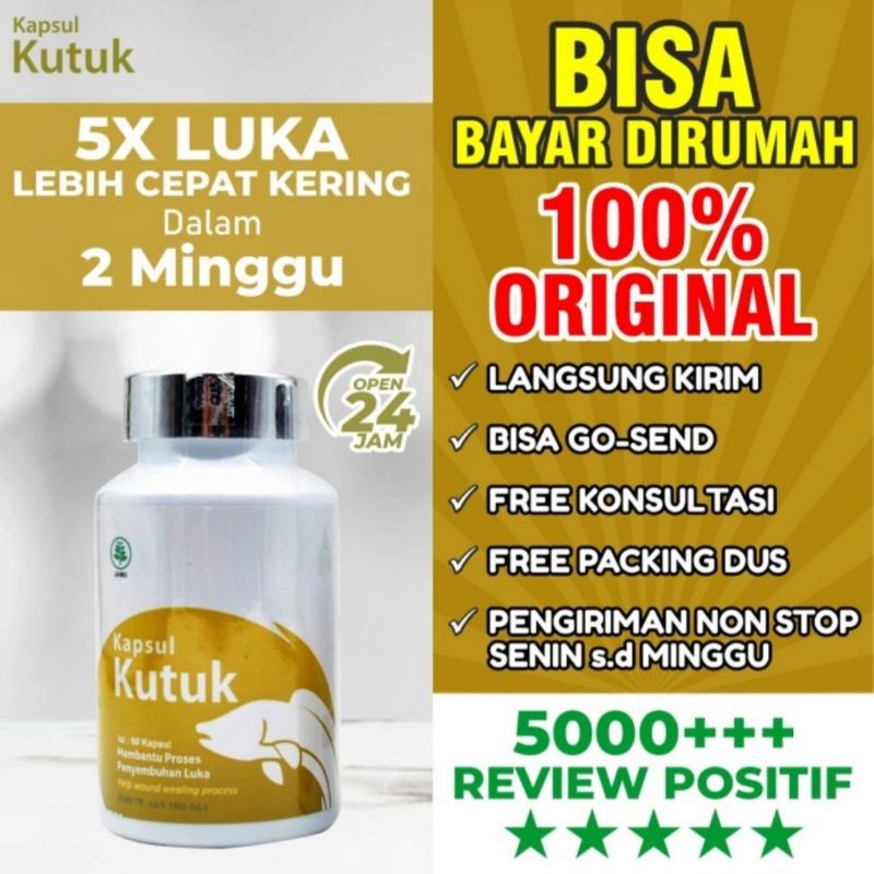 Jual KAPSUL KUTUK ORIGINAL RESMI BPOM OBAT PENGHILANG BEKAS LUKA ...