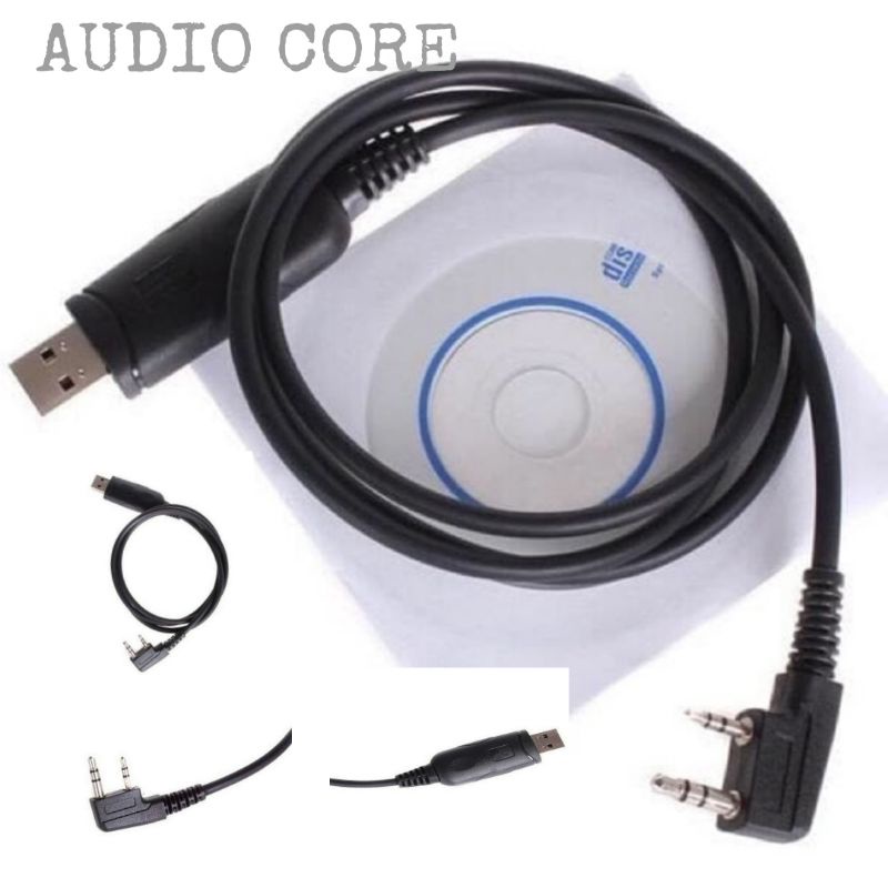 Baofeng HT USB Programming Cable - Kabel Data + CD Driver Software Best QUALITY