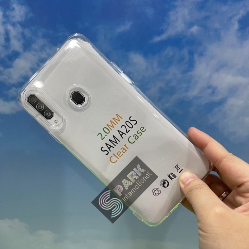 CLEAR CASE SLIM 2.0MM SAMSUNG A20S SOFTCASE TPU SAMSUNG A20S