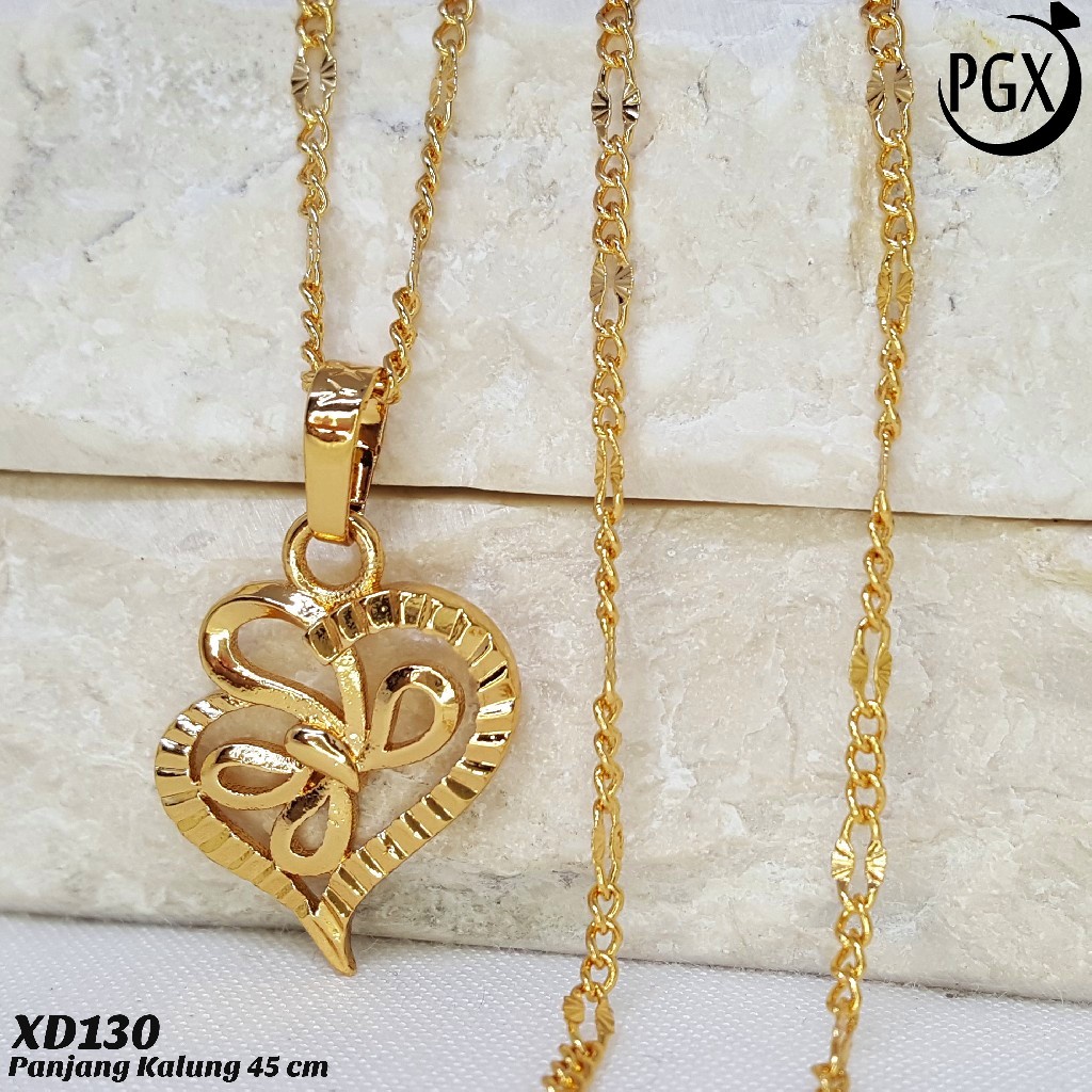 PGX Kalung Wanita Xuping Perhiasan Lapis Emas Aksesoris Fashion Premium - XD130