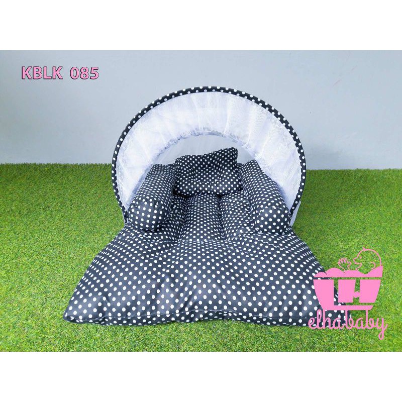 kasur bayi kelambu lipat/tempat tidur bayi baru lahir