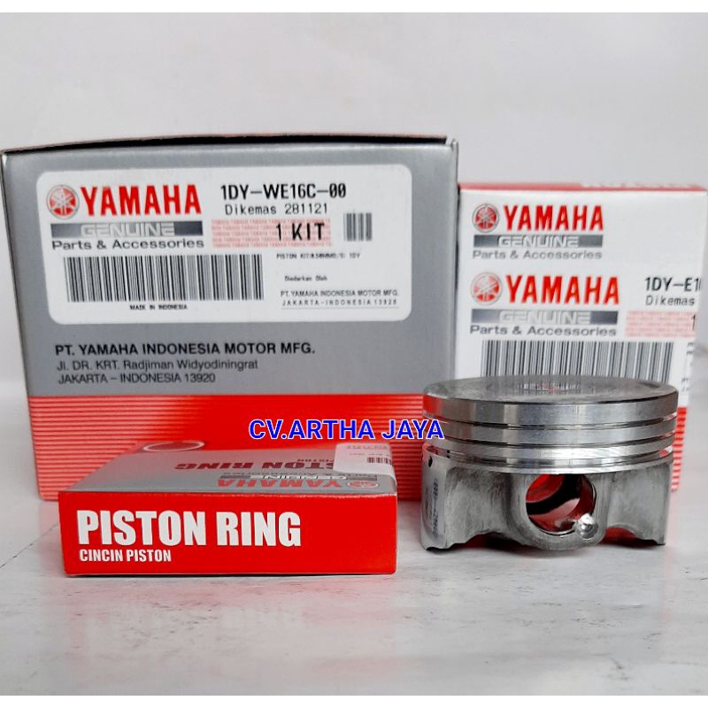 PISTON KIT ORIGINAL YAMAHA JUPITER Z1 / VEGA FORCE 4T FI ( STD / 050 / 100 ) ( 50 / 50,5 / 51 ) ( 1D