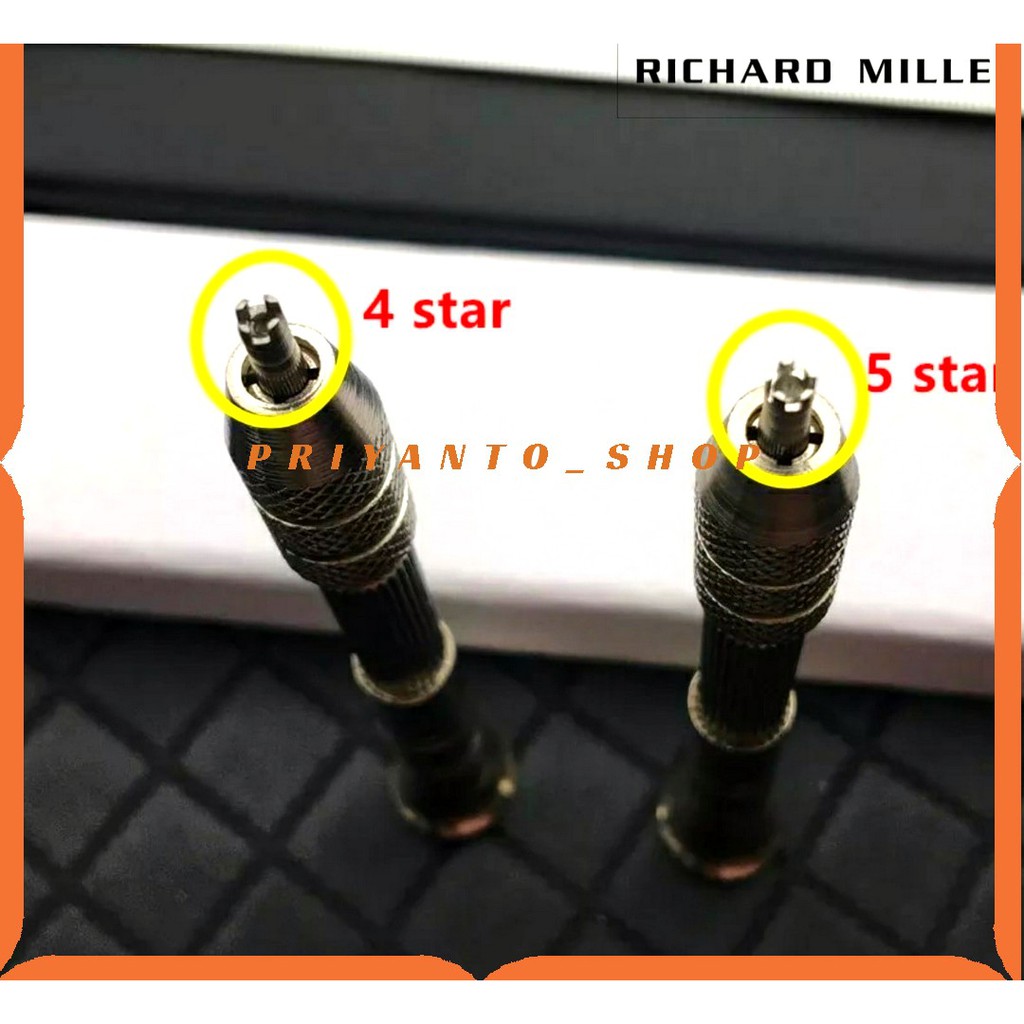 Obeng Rm Screwdriver Rm Obeng jam Richard Mille 4 dan 5 prongs