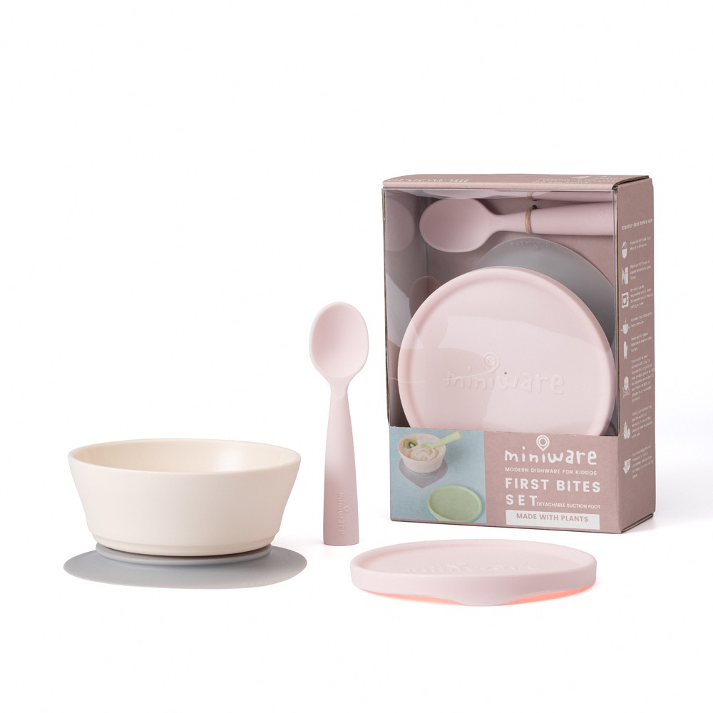 Miniware First Bites Set - Mini Ware Mangkok Mangkuk Piring Baby Anak Bayi Plate Bowl Set Bite