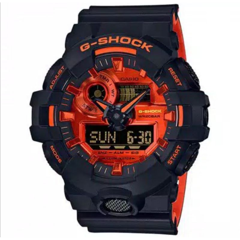 Jam Tangan Casio G-shock GA-700BR-1ADR Digital Analog Original