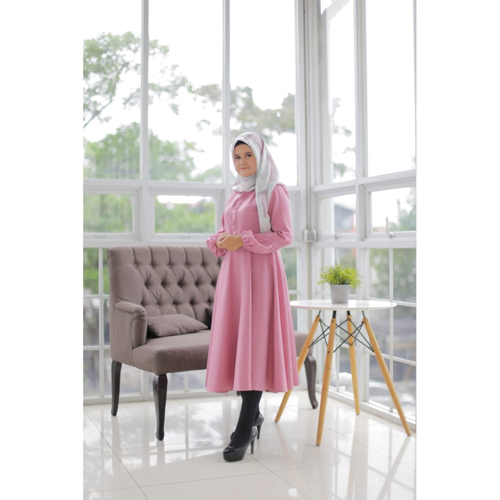 Bajuhijab bandung rafaiz/tunik keren /tunik lucu zarva /colour pink