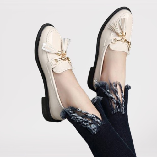 SEPATU WANITA DOCMART FLAT RUMBAI PREMIUM AULA FKH 393