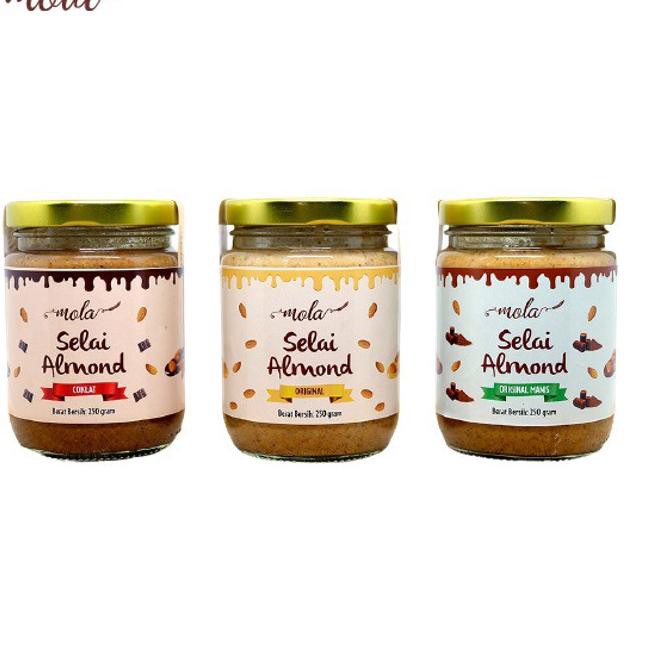 

[KODE 036] Mola Selai Almond Butter Rasa Coklat TERLARIS!!!