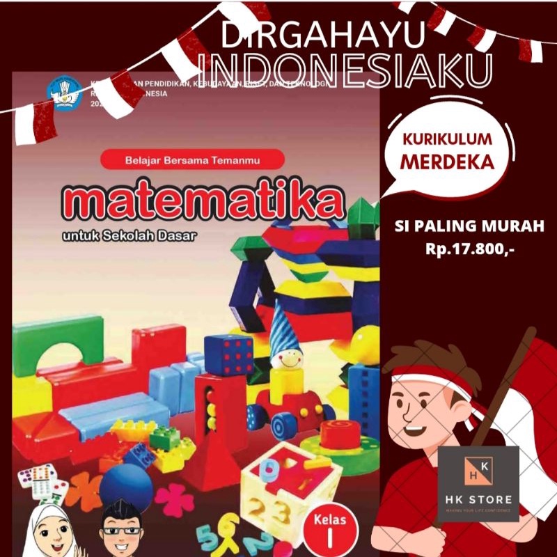 Jual SI PALING MURAH BUKU MATEMATIKA KELAS 1 KURIKULUM MERDEKA | Shopee ...