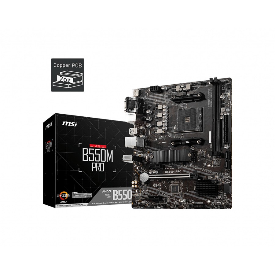 MOTHERBOARD MSI B550M PRO AMD AM4