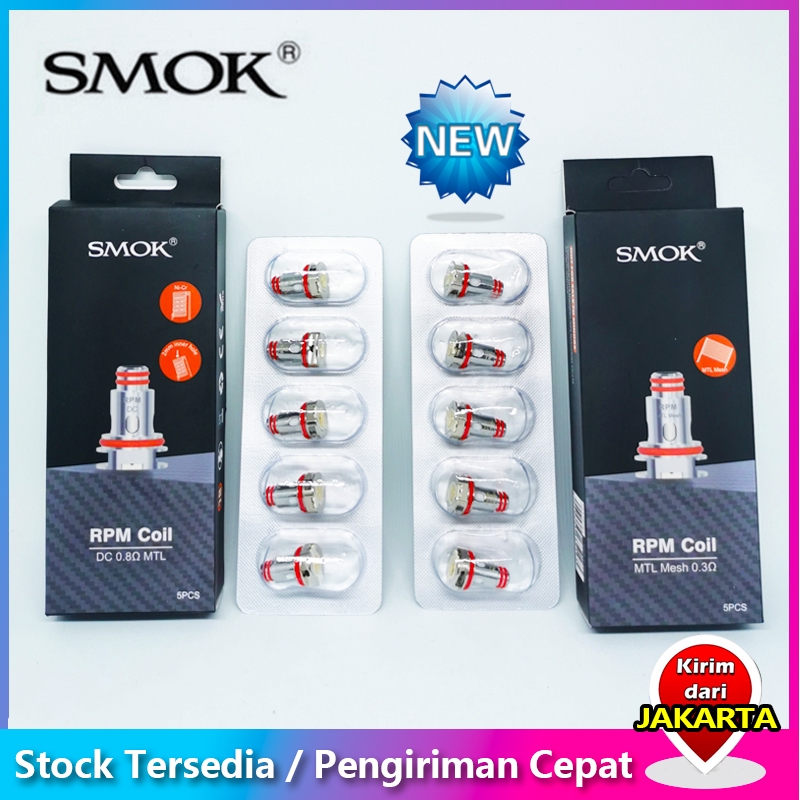 5PCS Ready Stock Smok RPM40 Coil 0.3Ω/0.8Ω