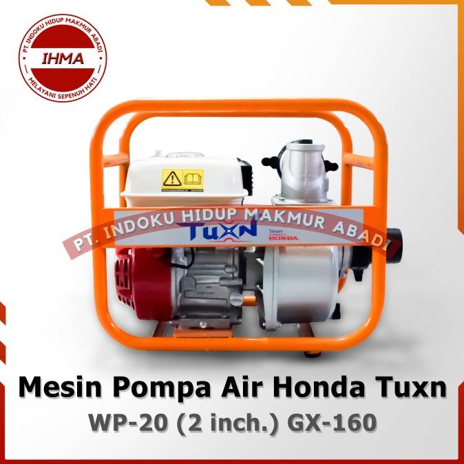 best produk] Mesin Pompa Air Honda Tuxn WP-20 (2 inch.) - Water Pump Honda GX-160