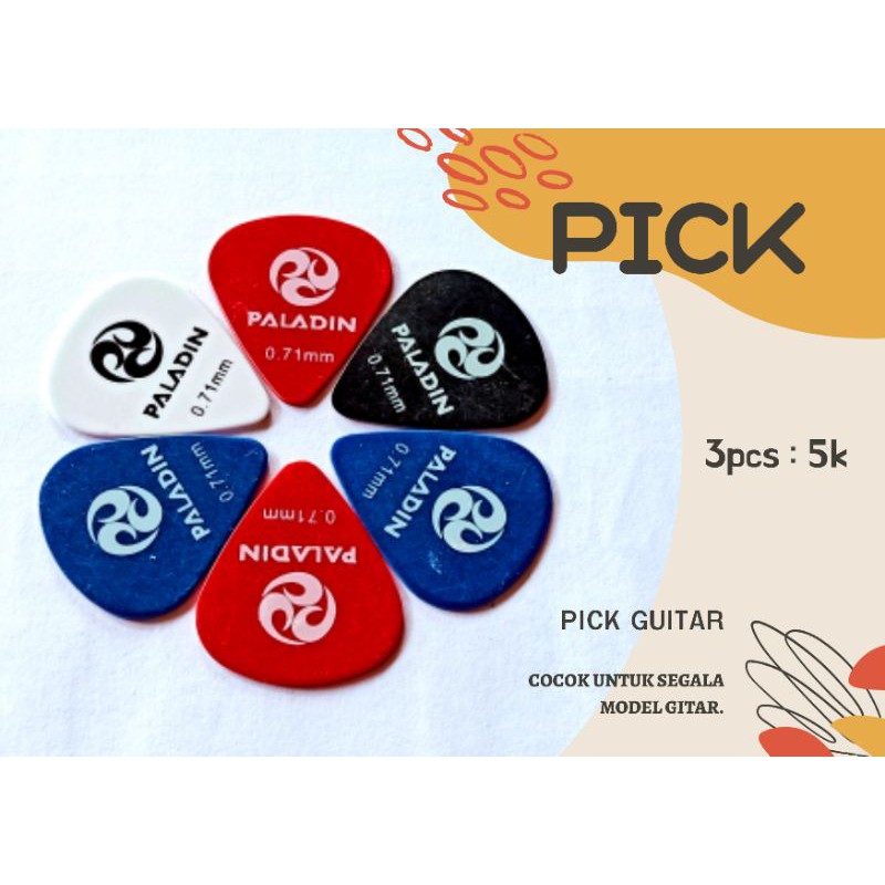 PICK | PICK GITAR | PICK GUITAR | ALAT GENJRENG GITAR | VICK