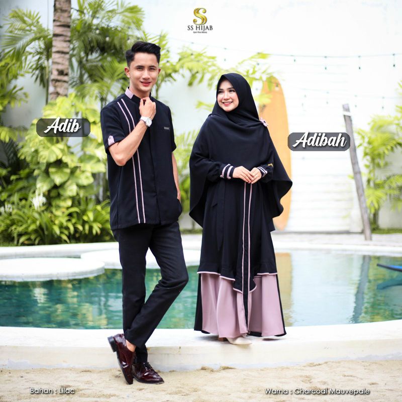 Couple Set. Couple Muslim. Couple Adib Adibah - SS Hijab (Pre Order)