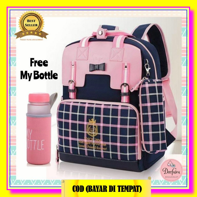 Tas Anak Ransel Sekolah Perempuan Sd Smp Import Backpack Laptop 14 Inch Cs Long Goldiesbags Back To 
