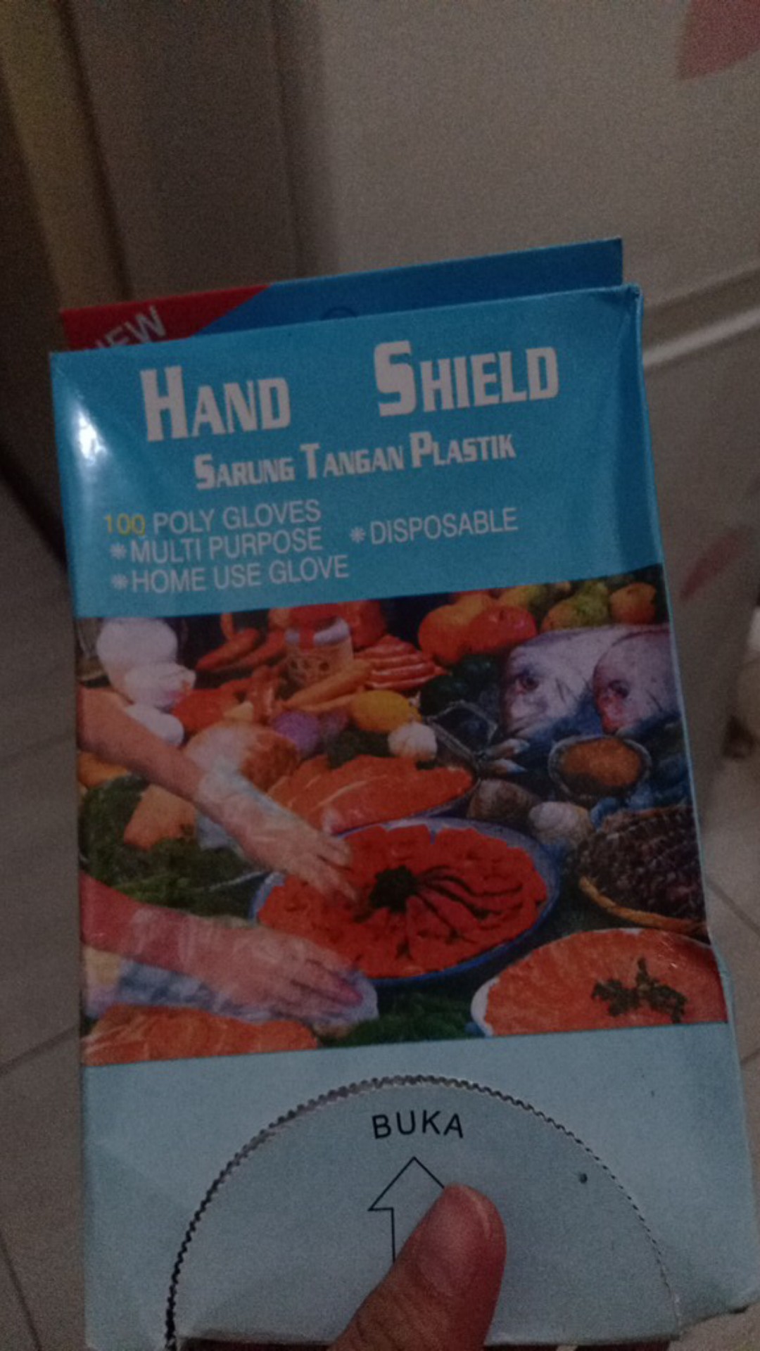 Sarung Tangan Plastik / Sarung Tangan Dapur / Sarung Tangan Masak Glove 1 Box Isi 100 Pc Berkualitas