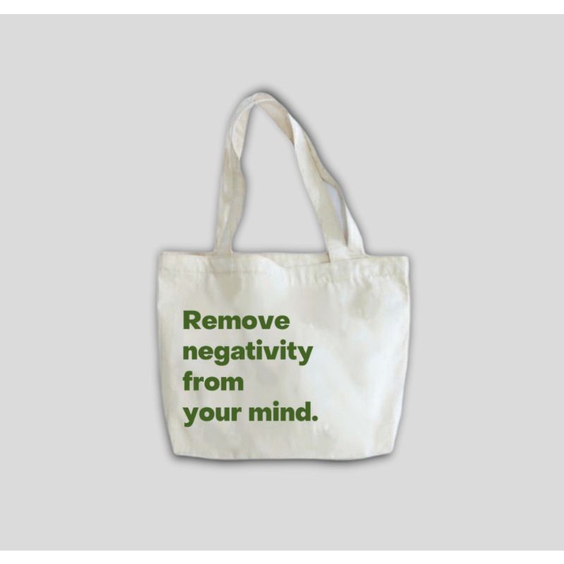 Totebag Remove Negativity