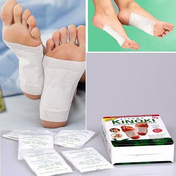 KINOKI Putih (10 Pcs) Foot Patch Koyo Detox Kaki - 10 Pads