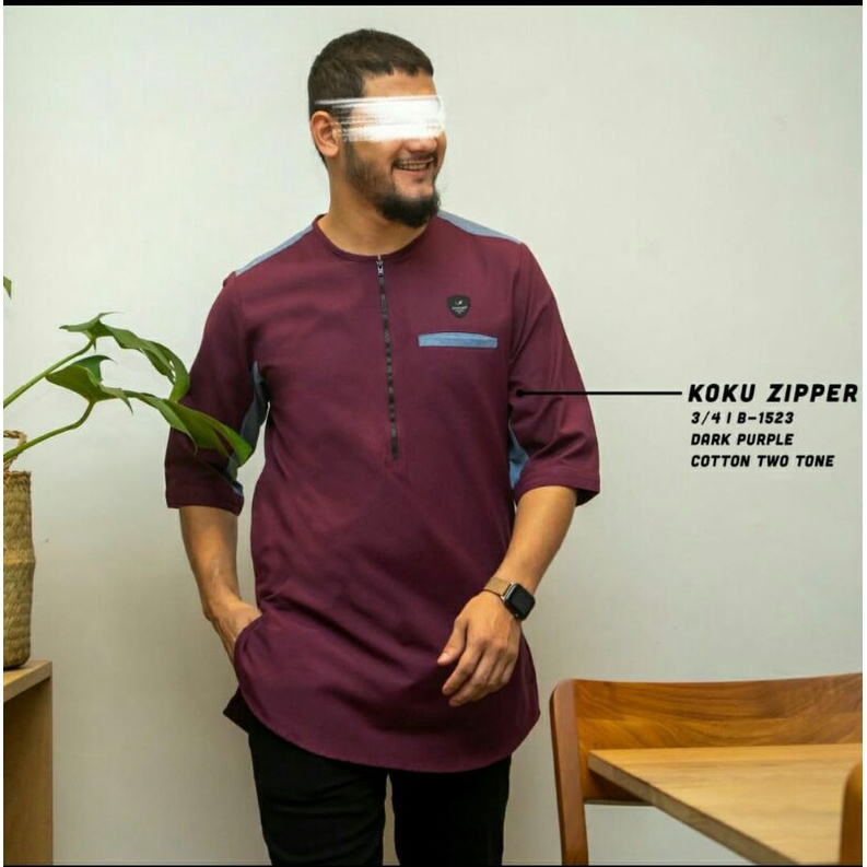 KOKU KOKO KURTA SAMASE ZIPER/KOKU ZIPER TQNGAN 3/4 SAMASE ORIGINAL