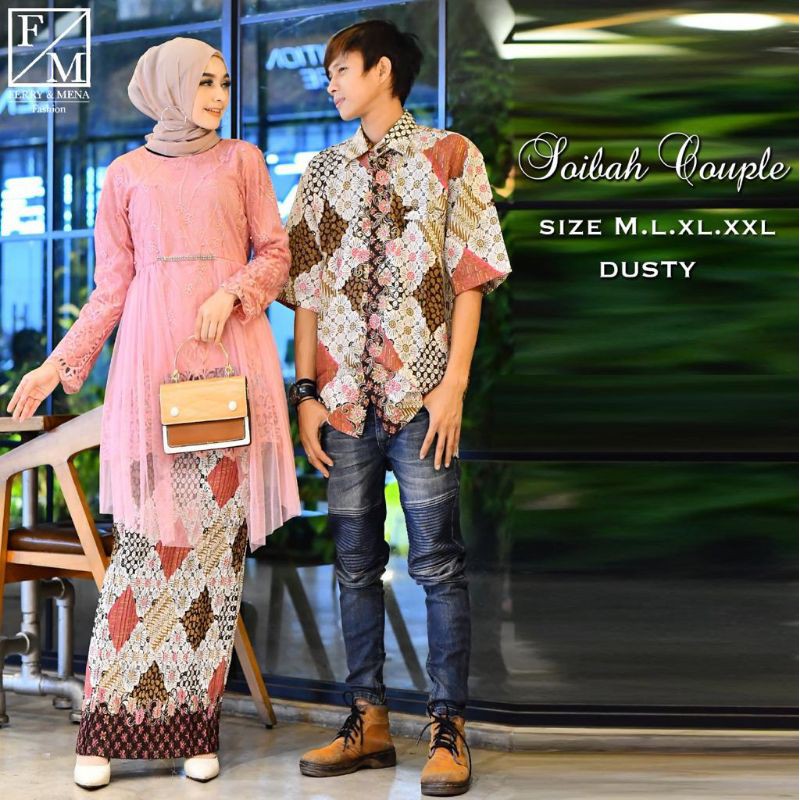 set couple soibahTulle/kebaya couple /kebaya tunik couple