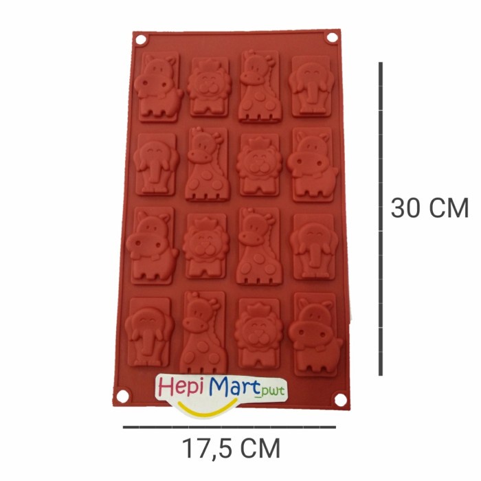 Cetakan coklat silikon karakter/cetakan coklat hewan/cetakan es batu