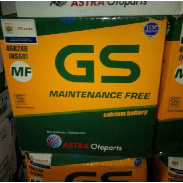 Aki mobil ns60 Accu kering GS Astra mf