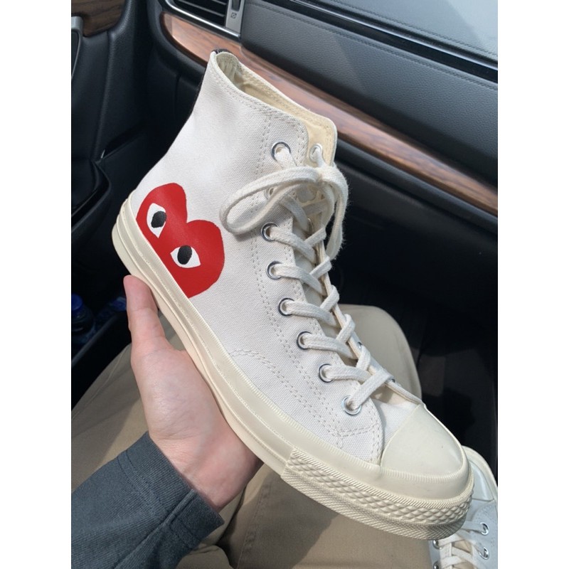 Converse x CDG Milky White (second)