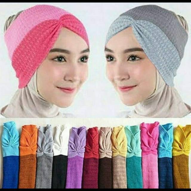 TERMURAH BANDANA RAJUT KERUT / CIPUT RAJUT KERUT