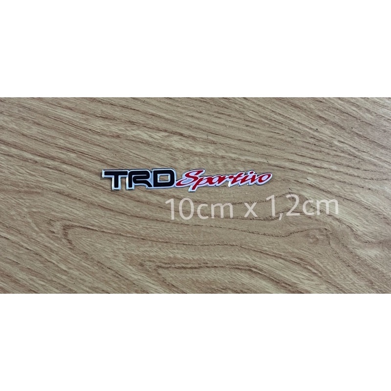 CUTTING STICKER STIKER TIMBUL TRD SPORTIVO KECIL 10cm x 1,2cm