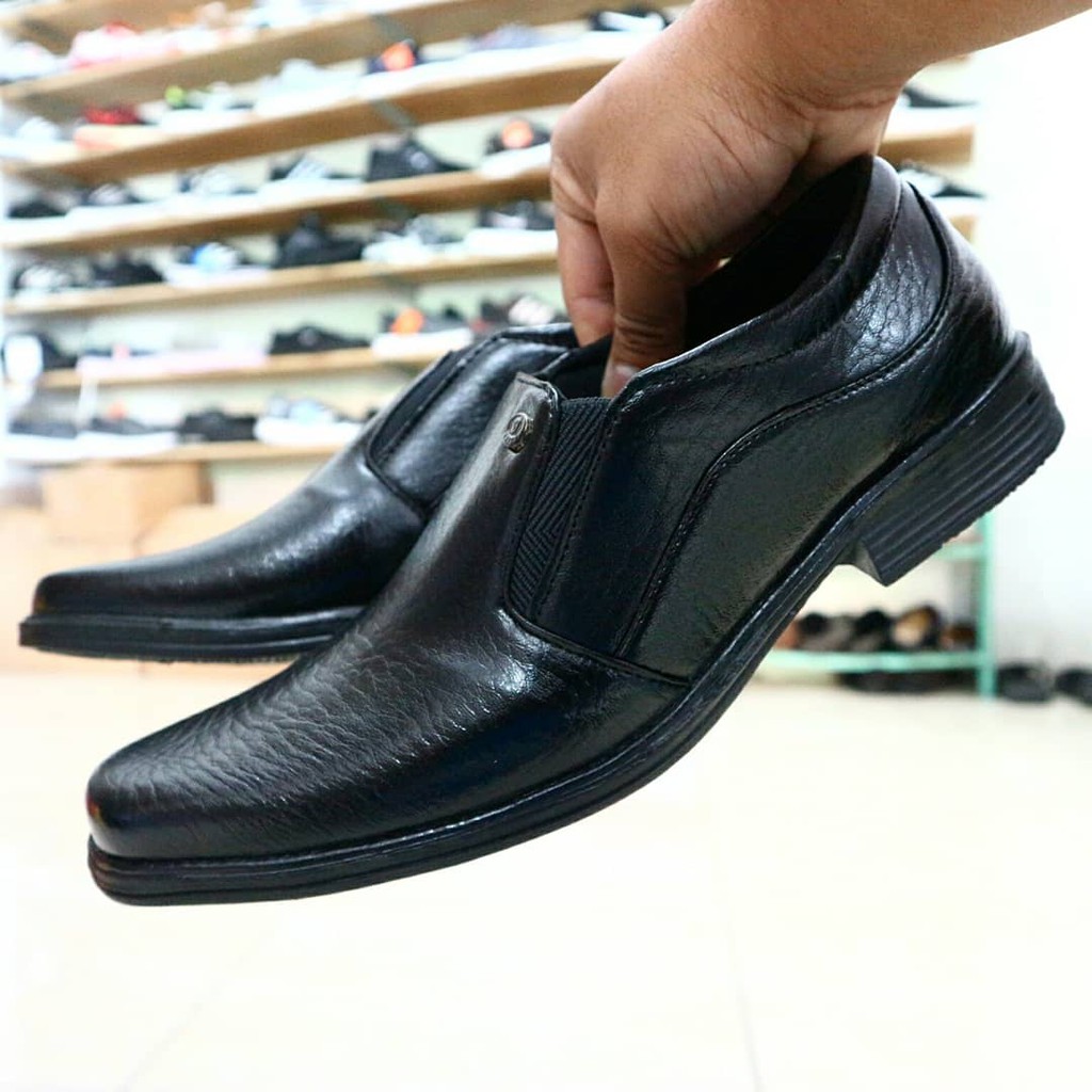 SEPATU PANTOFEL HITAM PRIA KASUAL SEPATU KERJA SEPATU FORMAL