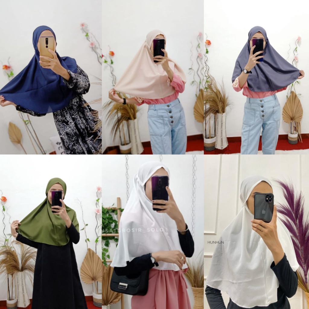 PROMO!! HIJAB BERGO MARYAM JAHIT TEPI RAPI/ SIMPEL PET TALI / JILBAB INSTAN DIAMOND DEWASA KHIMAR PUSATGROSIR_SOLO