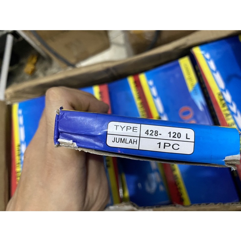 RANTAI RODA CHAIN SET 428 104L 106L 108L 110L 120L 128L OSK-2