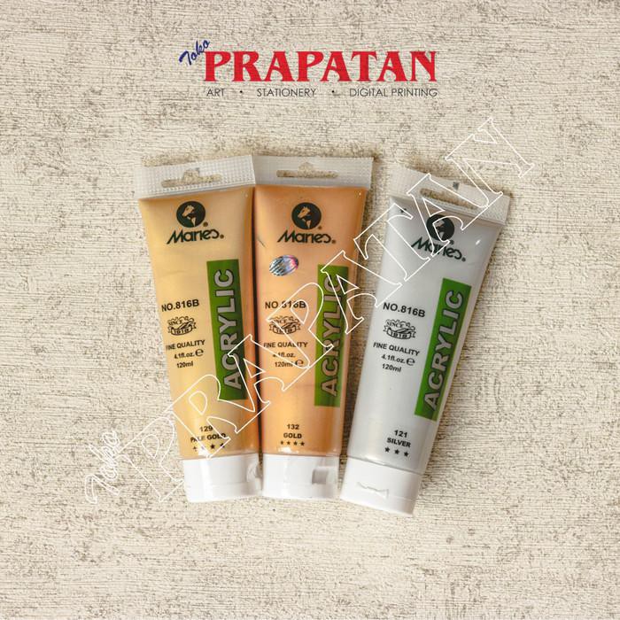 

Acrylic maries 120 ml (gold, silver & copper) - Silver