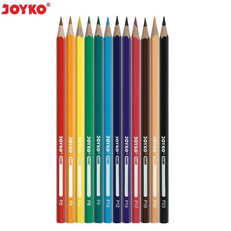 

(R9U9) ★ Pensil warna Joyko 12 panjang Cp-103 woodles ( 1 set ) //Trend@kekinian