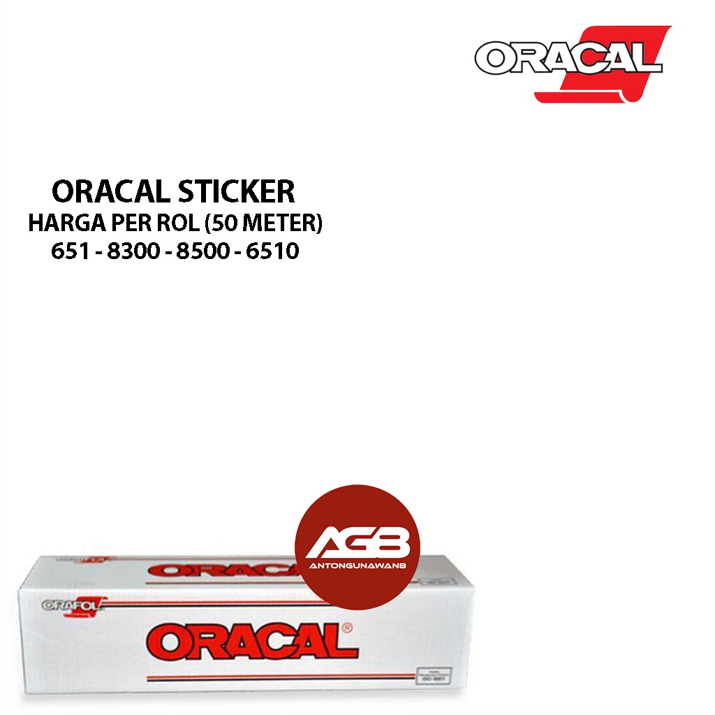 

Sticker ORACAL 651 8300 8500 1 ROLL 1 WARNA 50meter