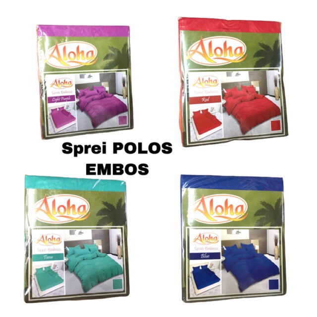 Sprei Emboss Polos Warna Merk LADY ROSE ALOHA
