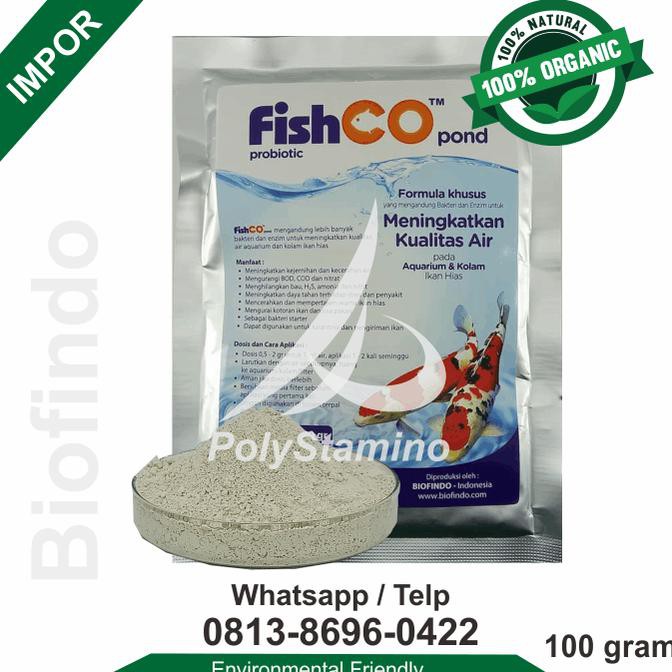 Fishco Pond Probiotik Khusus Untuk Aquarium Kolam Ikan Hias