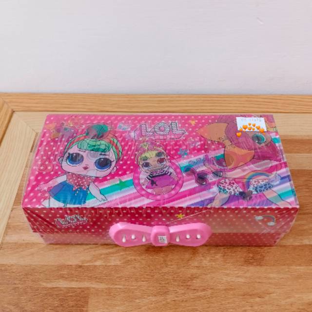 

TEMPAT PENSIL HOLOGRAM + LOCK