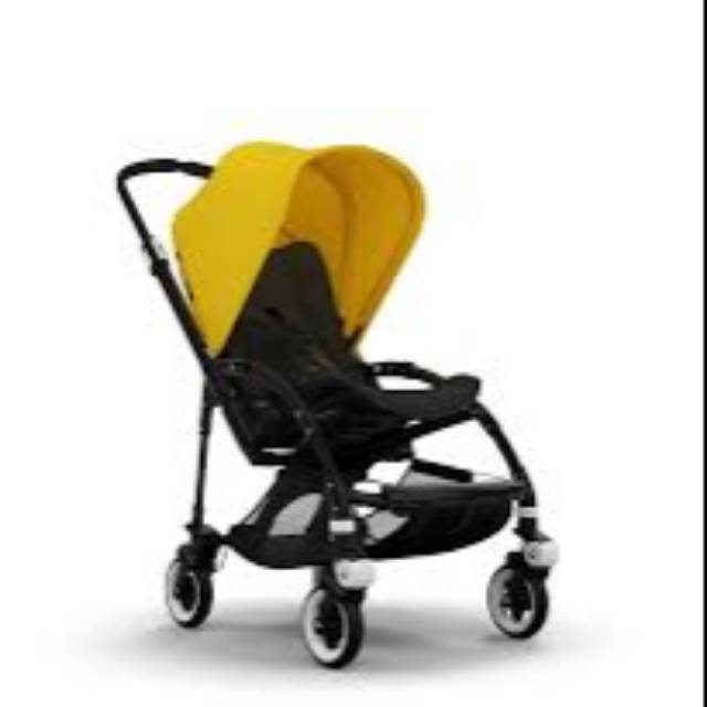 Preloved Bugaboo bee 3 yellow canopy black chasis
