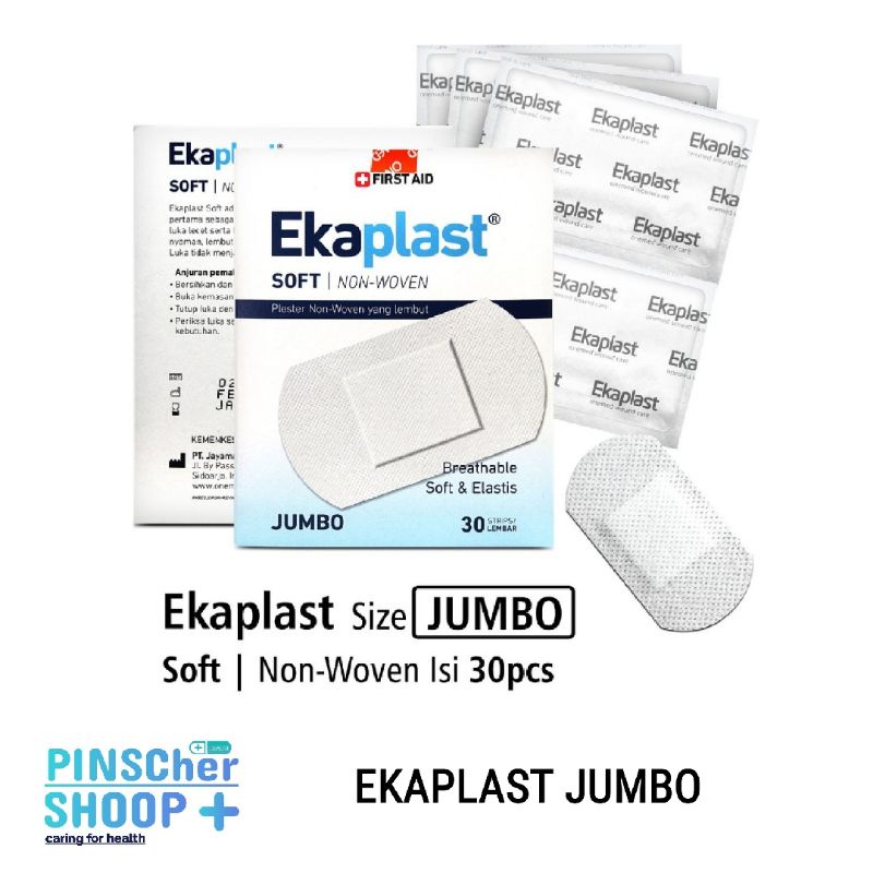 EKAPLAST PLESTER LUKA SOFT JUMBO ISI 30 / BOX