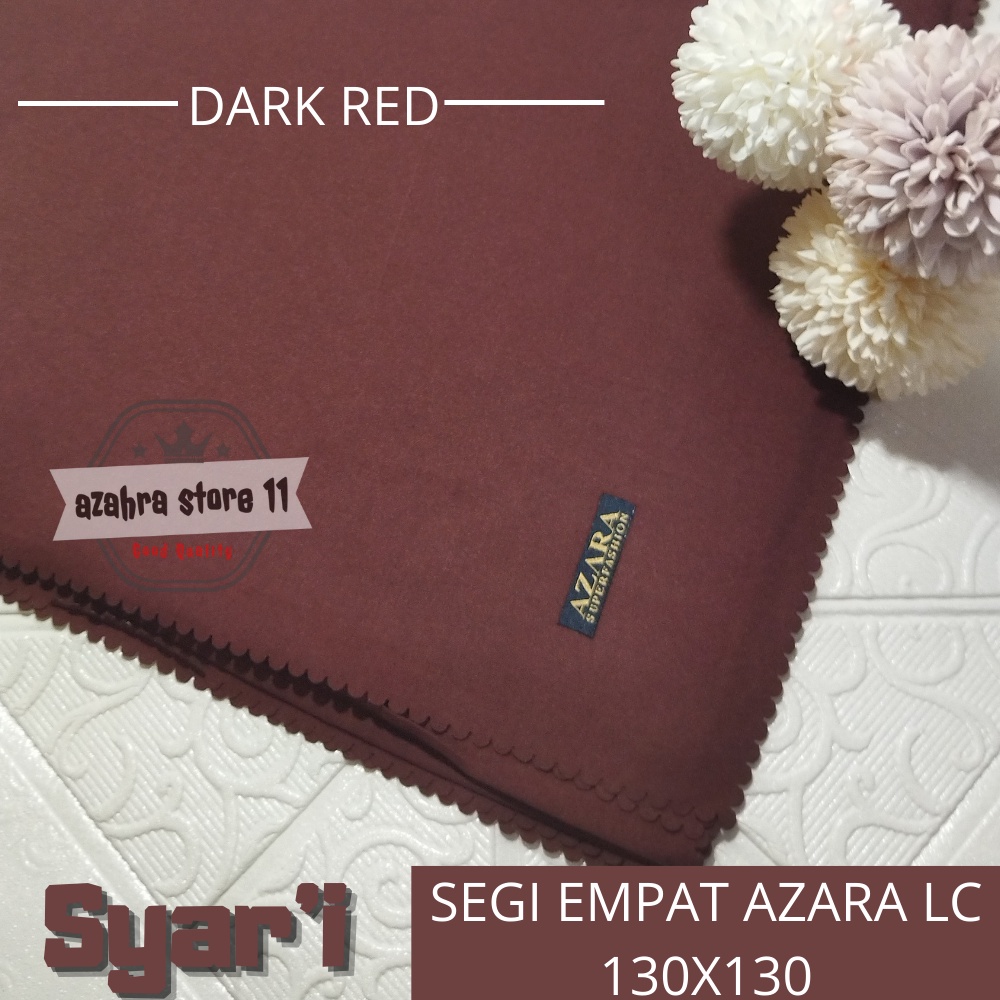 Hijab Segi Empat Oscara Syar'i 130x130 Laser Cut Voal Polos Jumbo