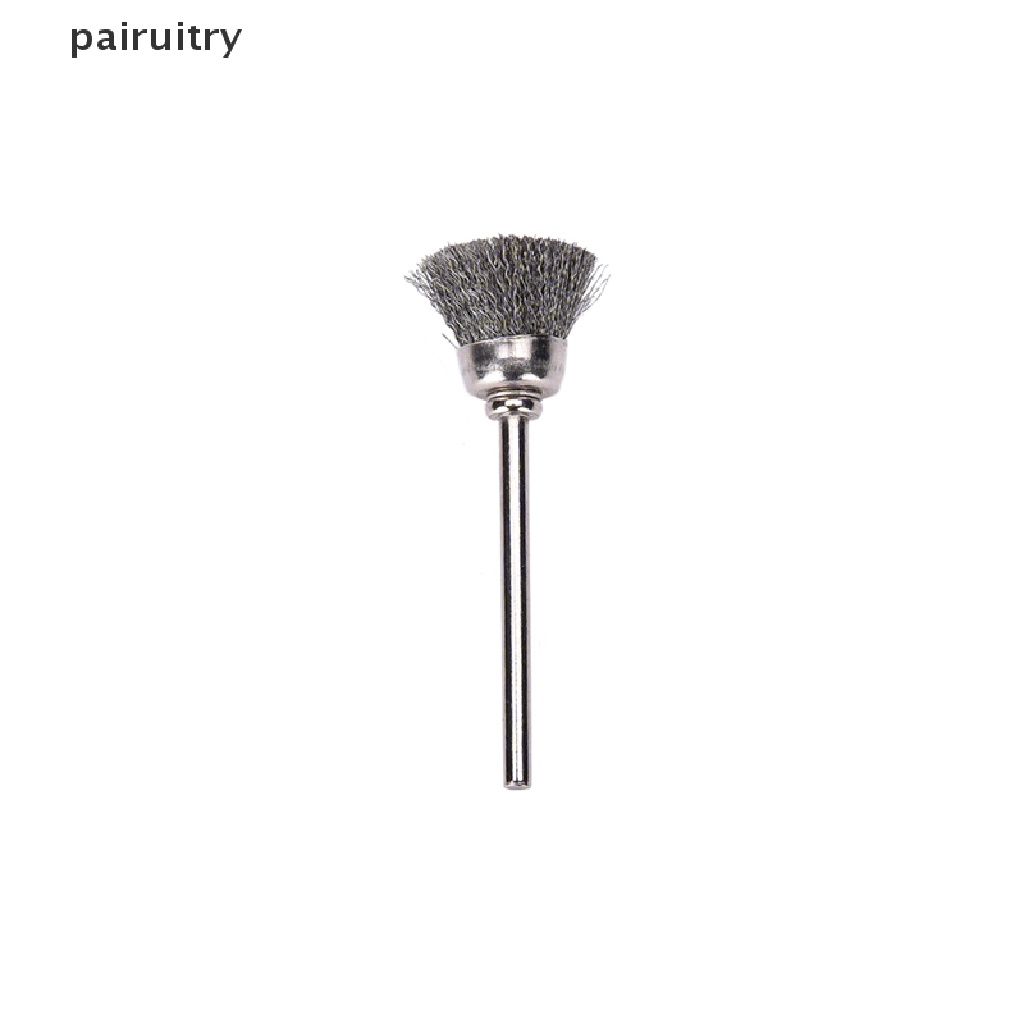 【PRT】 10PCS Stainless Steel Wire Cup Mini Brush Fits Dremel Rotary Tool Accessory 13mm .