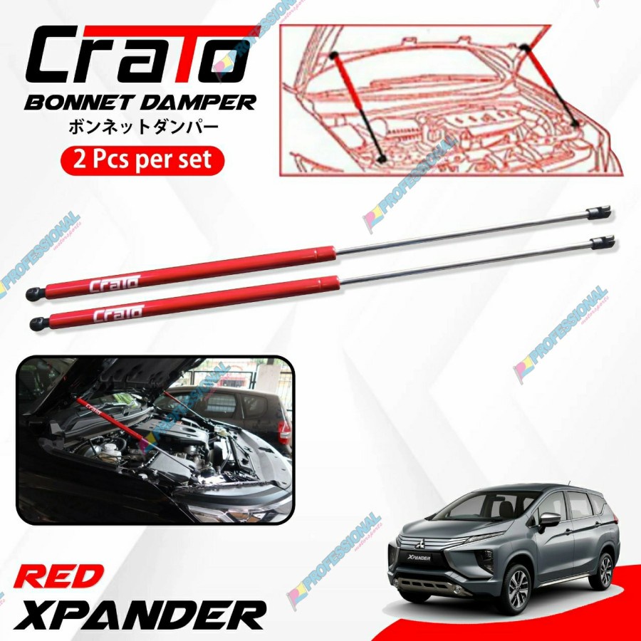 HOOD DAMPER MITSUBISHI XPANDER CRATO SHOCKBREAKER KAP MESIN