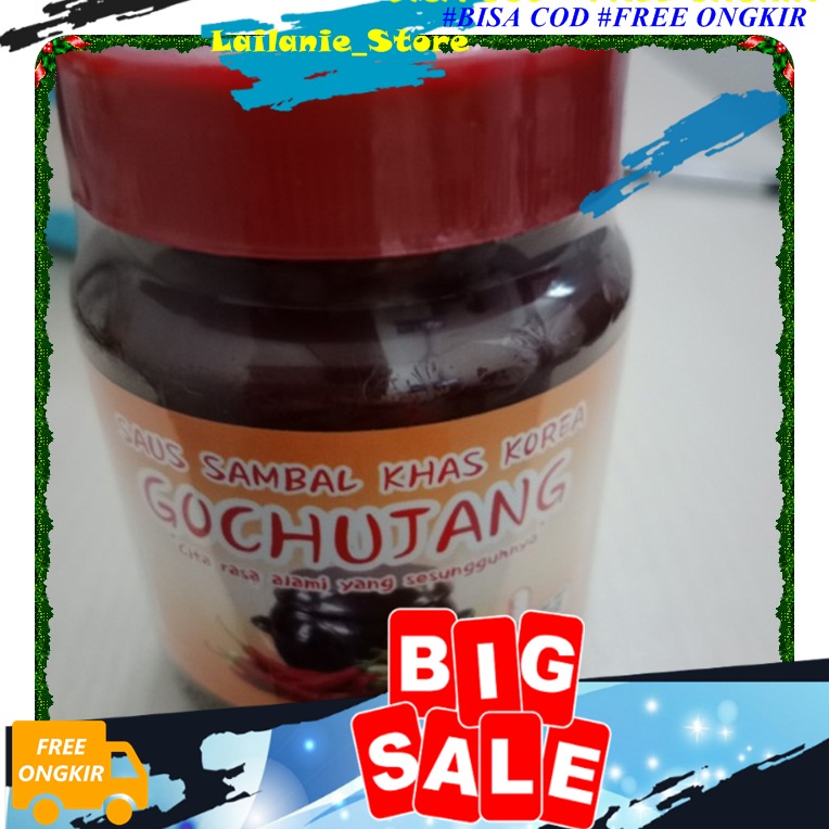 

Saos Sambal Gochujang Halal MUI CERTIFIED Berat150 Gram Sauce Gochujang Extra Pedas Enak Lezat Murah
