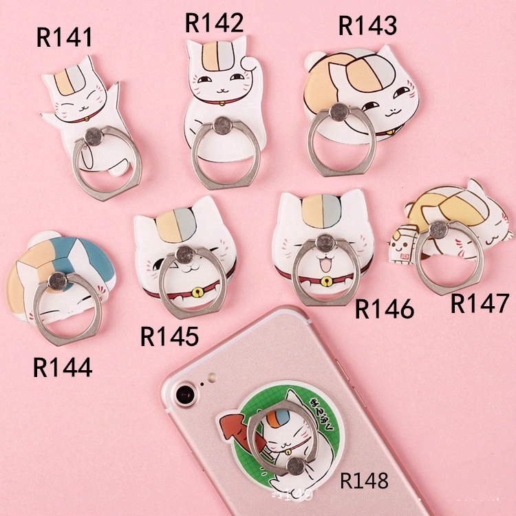 1pc Finger Ring Universal Phone Holder Lucky Cat Shape