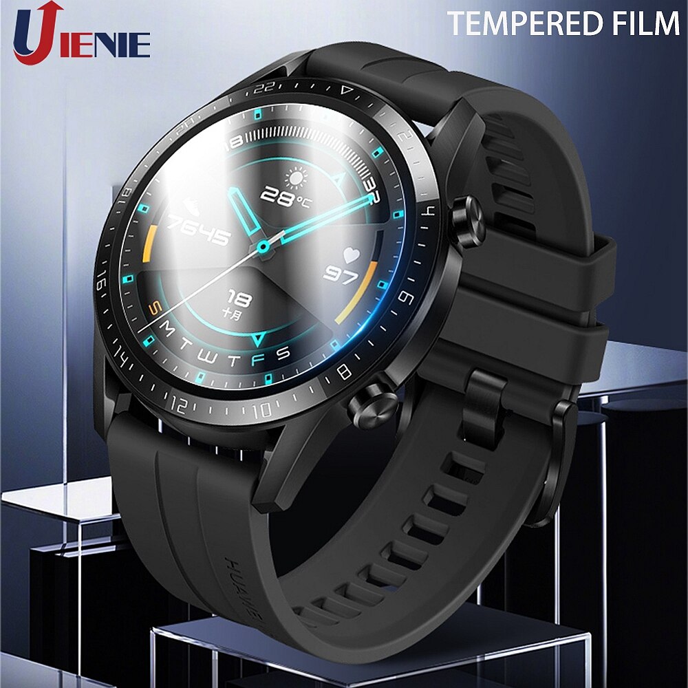 Pelindung Layar Tempered Glass 46mm Untuk Smartwatch Huawei Gt2 Honor Magic S1 Watch 2 Pro 42mm