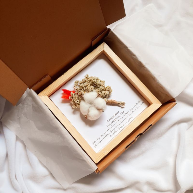 Frame 3D / bingkai 3D kayu hadiah kado ulang tahun