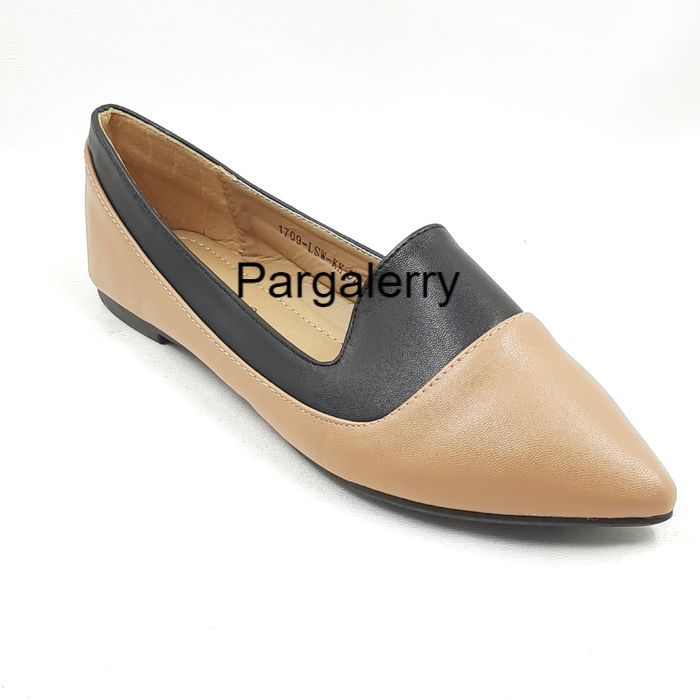 Laviola Shoes - Sepatu Flat Shoes Wanita - 1709 LSW KHAKI - KHAKI, 36