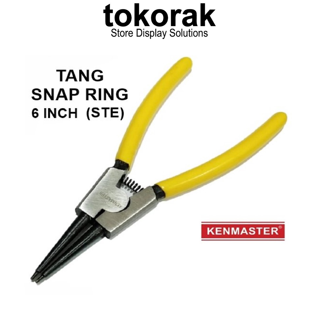 TANG SNAP RING 6 INCH KENMASTER TANG CIRCLIP LURUS TEKAN BUKA (STE)