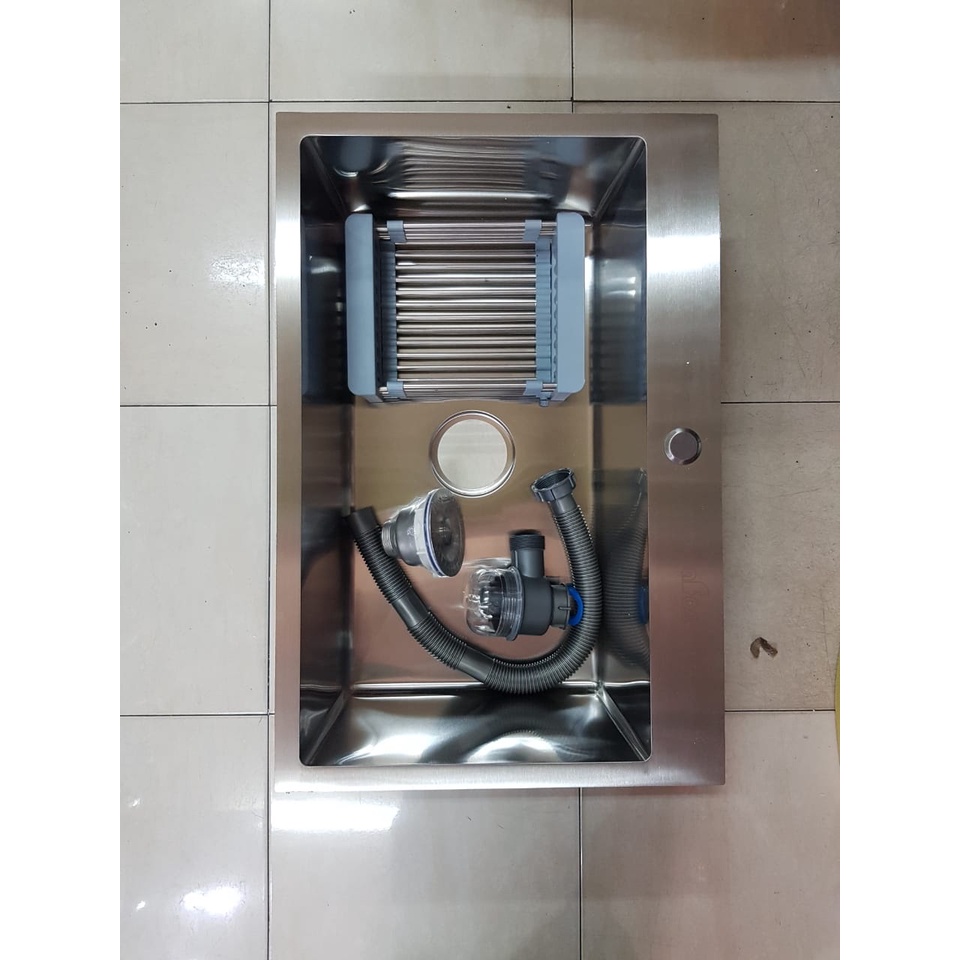 Bak Cuci Piring / Kitchen Sink Stainless Minimalis uk. 61 x 45 x 20 cm